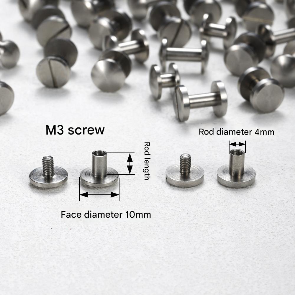 304 Stainless Steel Curved / Flat Surface Rivets - Concave Cap Studs ...