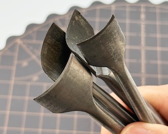 Shallow Half-Round Punch Leather Corner Punch Tool: Multiple Sizes, Belt & Wallet End Craft
