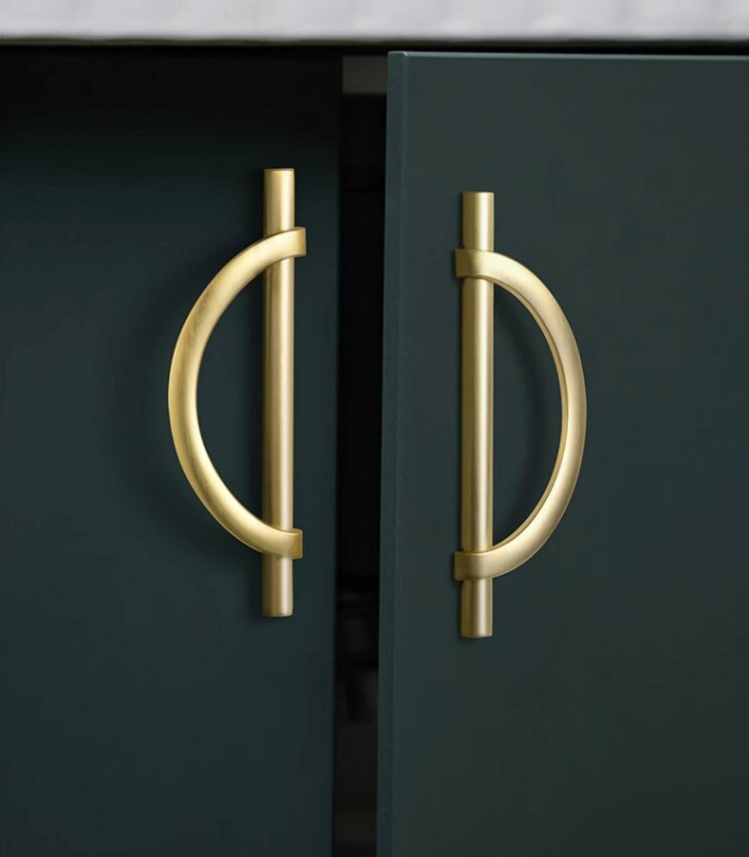 Modern Invisible Pulls,drawer Knobs,gold/black Hardware