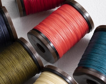 0.4/0.5/0.6/0.8mm Round Waxed Polyester Thread: DIY Jewelry Making, Leather Craft
