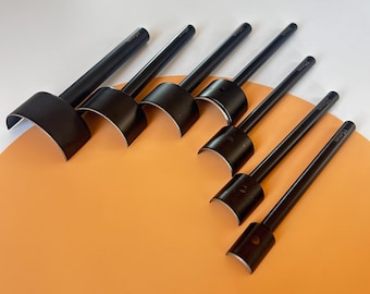 High Carbon Steel Half Circle Leather Punch: Strap Edger Tool