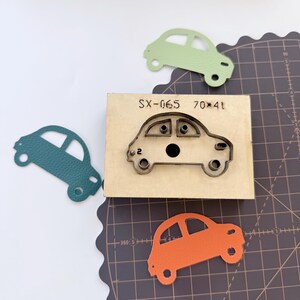 Car Leather Cutting/Punch Die Cut Mold, Handmade Cutters Set: Keychain Pendant Crafts