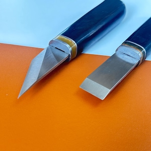 Leather Craft Tool,High Quality Leather Knife,Versatile Steel Blade.Leather Cutter,Sharping Skiving Tool,Carving Tools,Paring Knife,DIY