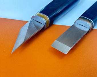 Leather Craft Tool,High Quality Leather Knife,Versatile Steel Blade.Leather Cutter,Sharping Skiving Tool,Carving Tools,Paring Knife,DIY