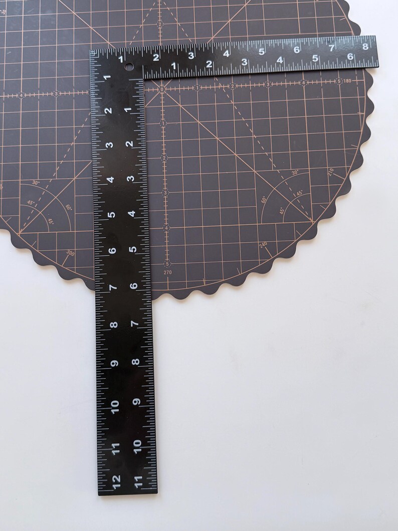 Black Sewing Tools Leathercraft Measuring Square Ruler L Shaped Design ...