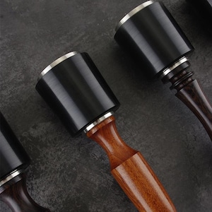 Leather Craft Maul: Rosewood Handle, Anti-Recoil Carving Hammer
