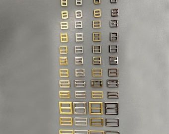 10pcs Doll buckles Metal tri glide Doll clothes belt buckle doll clothes