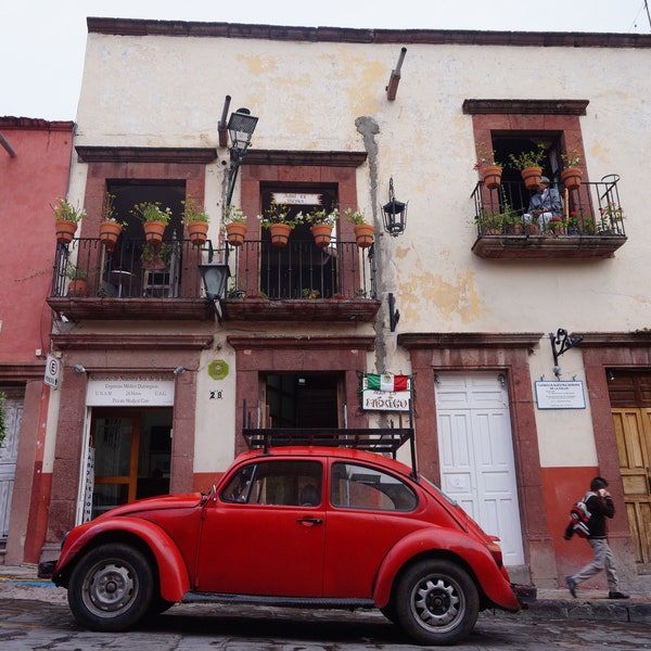 Mexican street scene. Guanajuato Mexico.