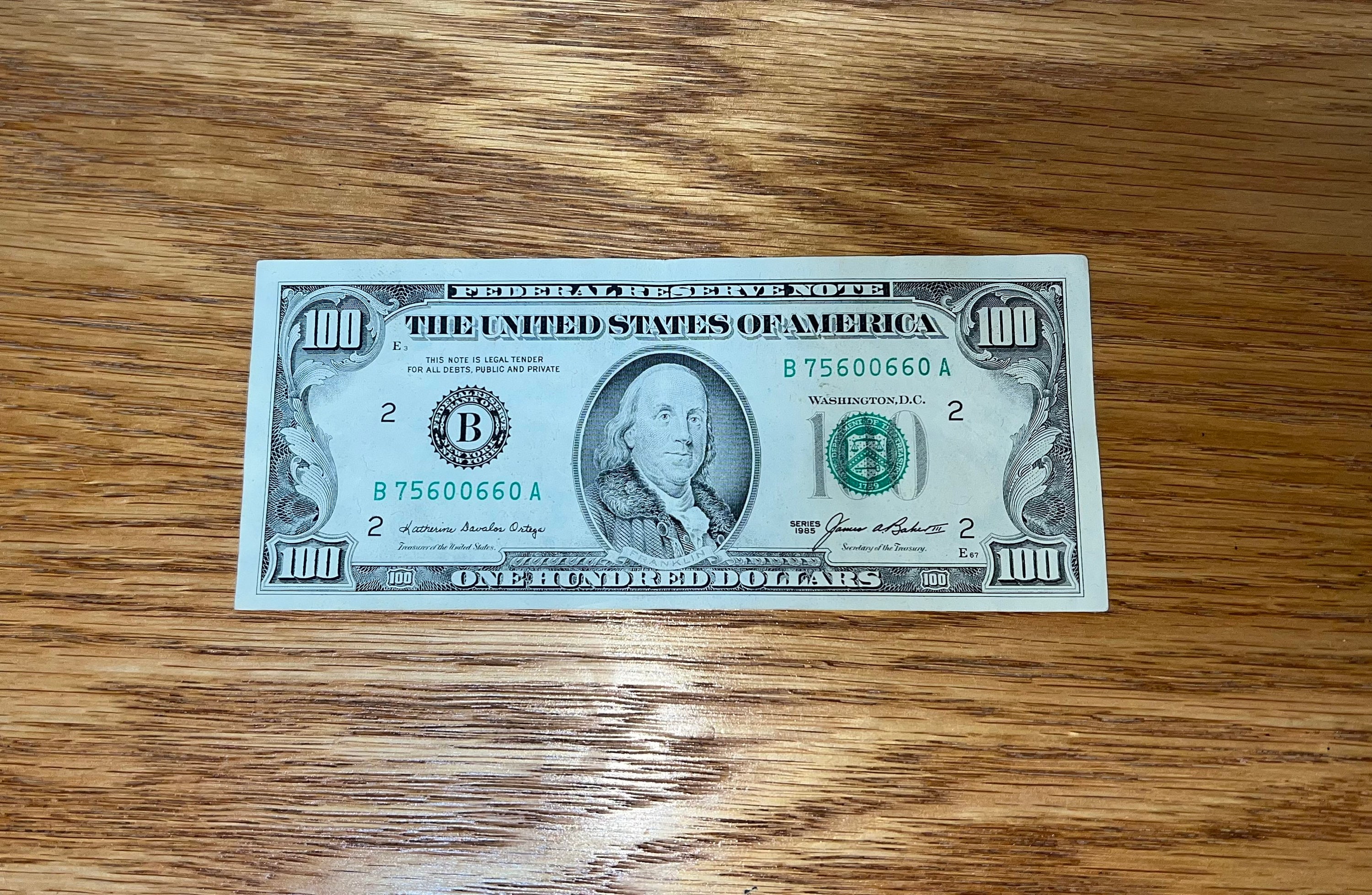 Dollar20 Bill From 1985 - kgkkhq1