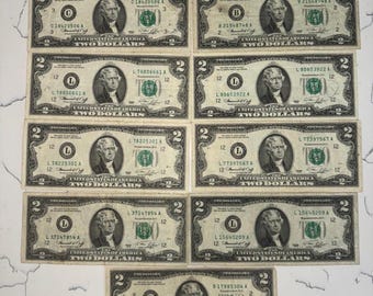 1880 Series THOMAS JEFFERSON 2 Dollar Hybrid Commemorative Note on