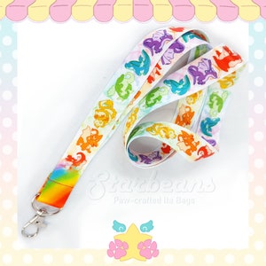 Rainbow Dragon Lanyard