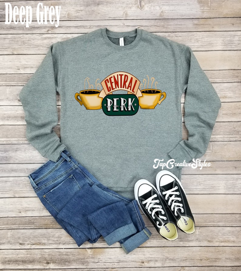 Friends TV Show Sweatshirt Central Perk Style Long Sleeve Shirt Friends TV Shirt