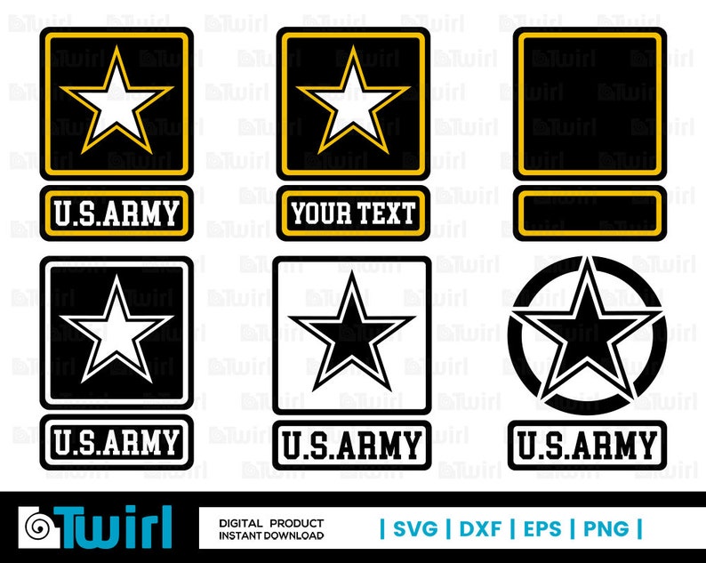 United States Army svg Us Army Logo silhouette Army Logo | Etsy