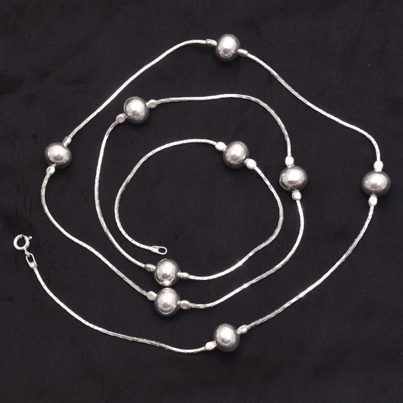 925 Sterling Silver Ball Chain 30 Inch 