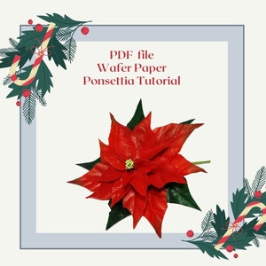 Pdf WAFER PAPER ROSE Tutorial, How to Make Wafer Paper Rose From Wafer Paper,  Diy Cake Topper, Gift for Baker, Gift for Mom 
