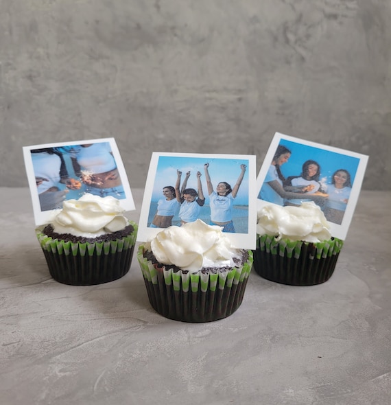 Custom Chocolate Transfer Print, Cake and Cupcake Toppers