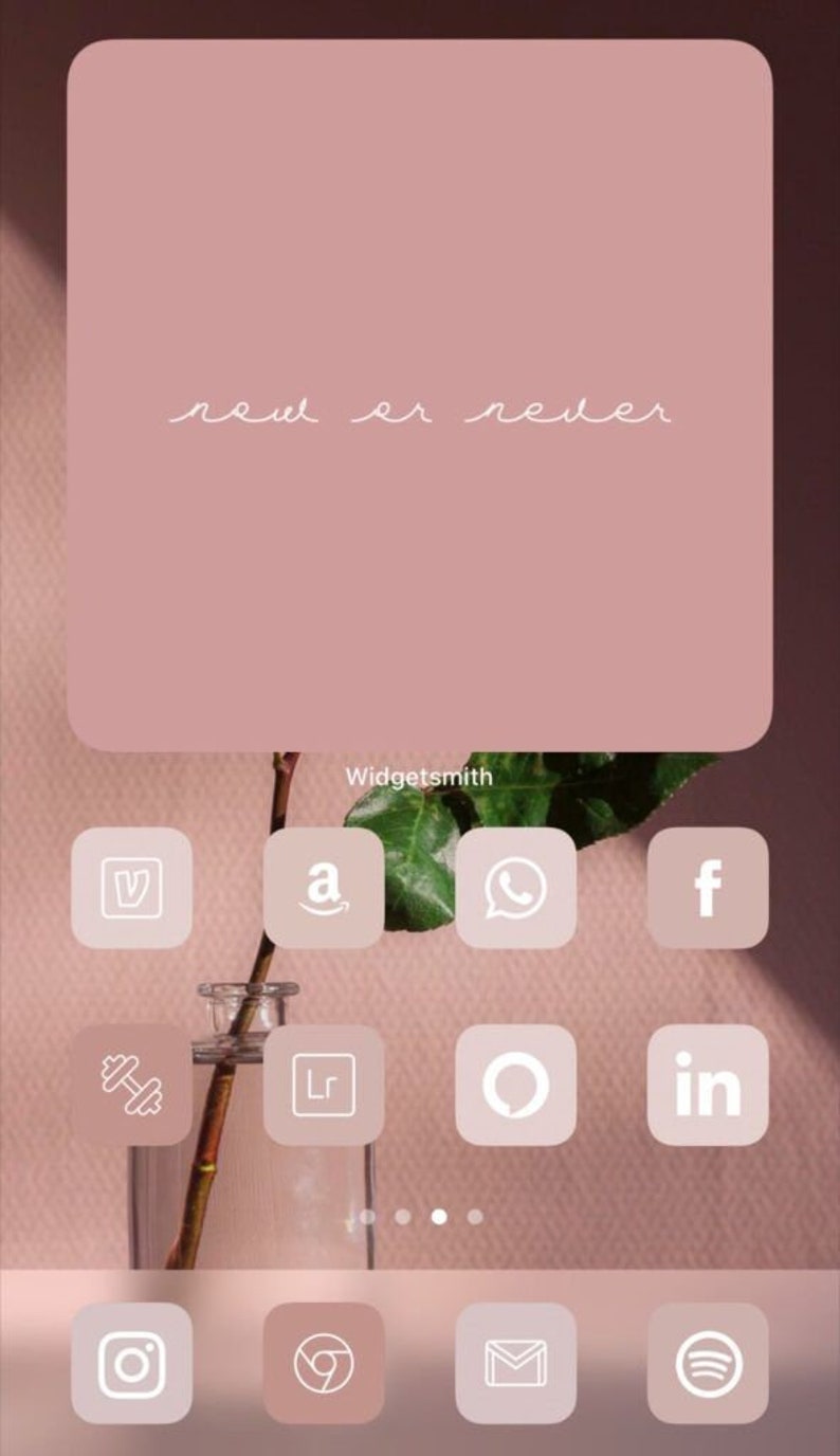 aesthetic ios iphone ios14 icons layout widgetsmith homescreen icon theme apps widget neutral rose inspo warm themes pleasing phone hintergrund