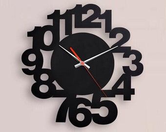 Unique Wall Clock - Etsy