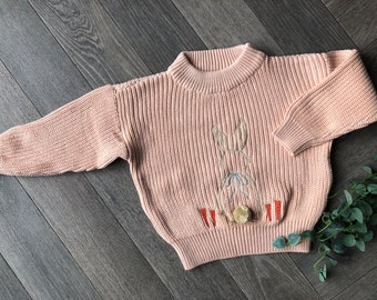 1-2  Years personalised knitted jumper