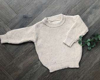 2-3 Years personalised knitted jumper