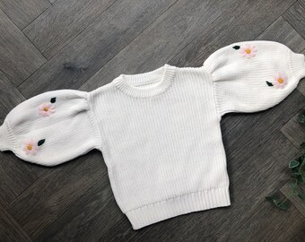 1-2 years personalised knitted jumper