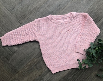 2-3 Years personalised knitted jumper