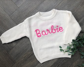 2-3 years Barbie knitted jumper