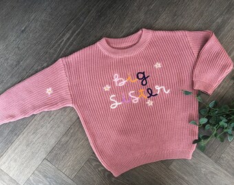 2-3 years personalised knitted jumper