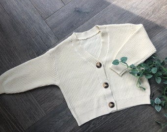 2-3 years Personalised knitted cardigan