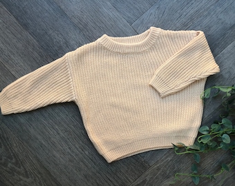 2-3 years personalised knitted jumper