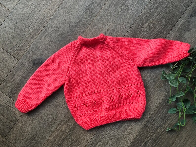 Newborn personalised Hand knitted cardigan image 10