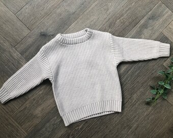 3-6  months  personalised knitted Jumper