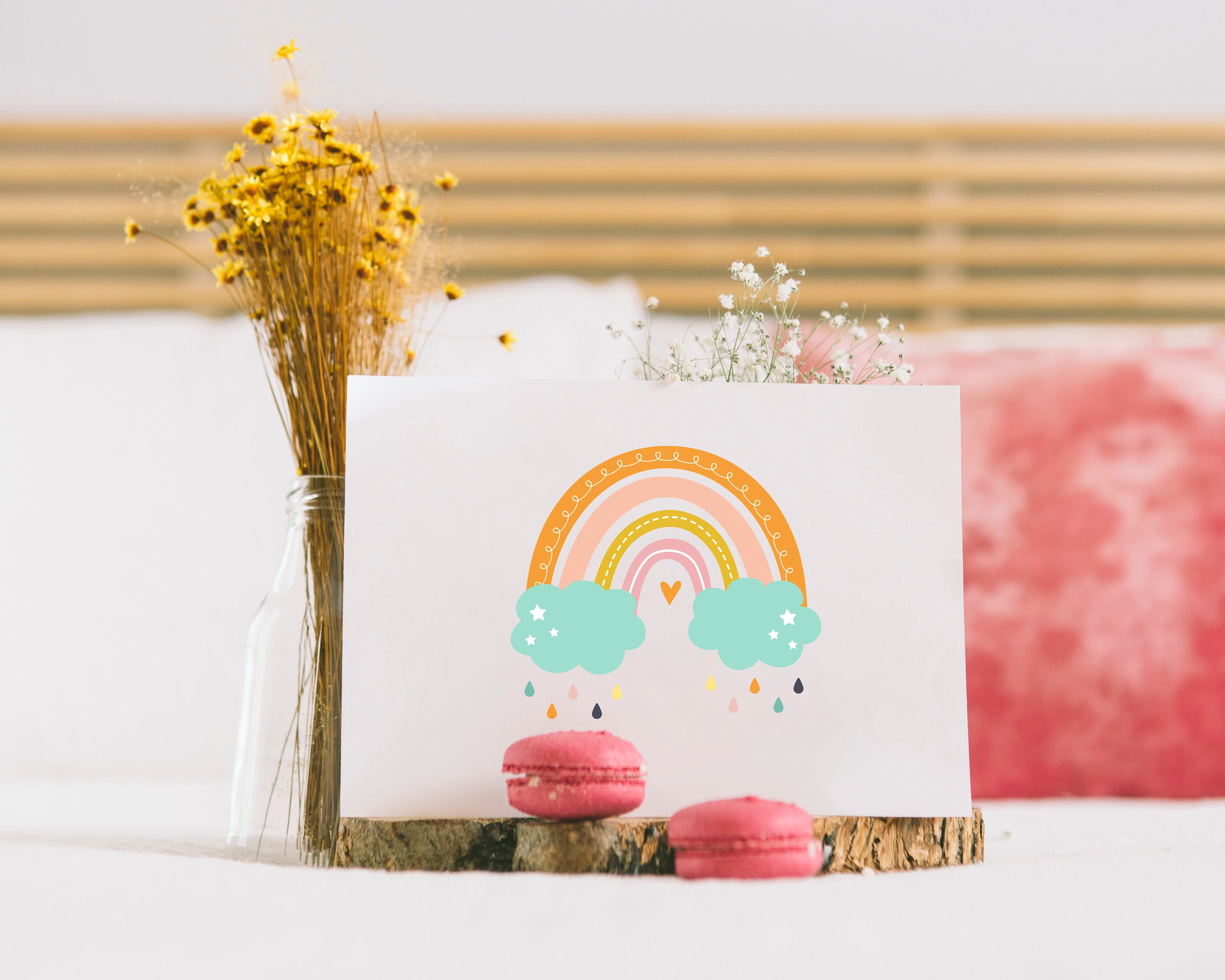 Boho Rainbow SVG Bundle 12 Rainbows svg cut file pastel - Etsy México