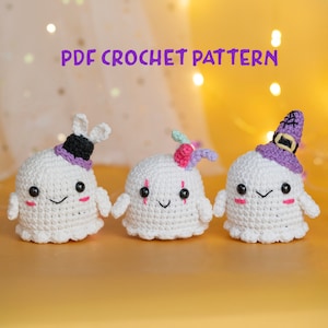 Halloween Häkelanleitung PDF - Gespenster Häkelanleitung, Gespenst Häkelanleitung, Amigurumi Gespenst, Baby Gespenst Anleitung