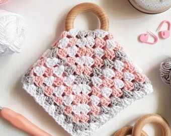 Blankie Teether Lovey Crochet Pattern PDF