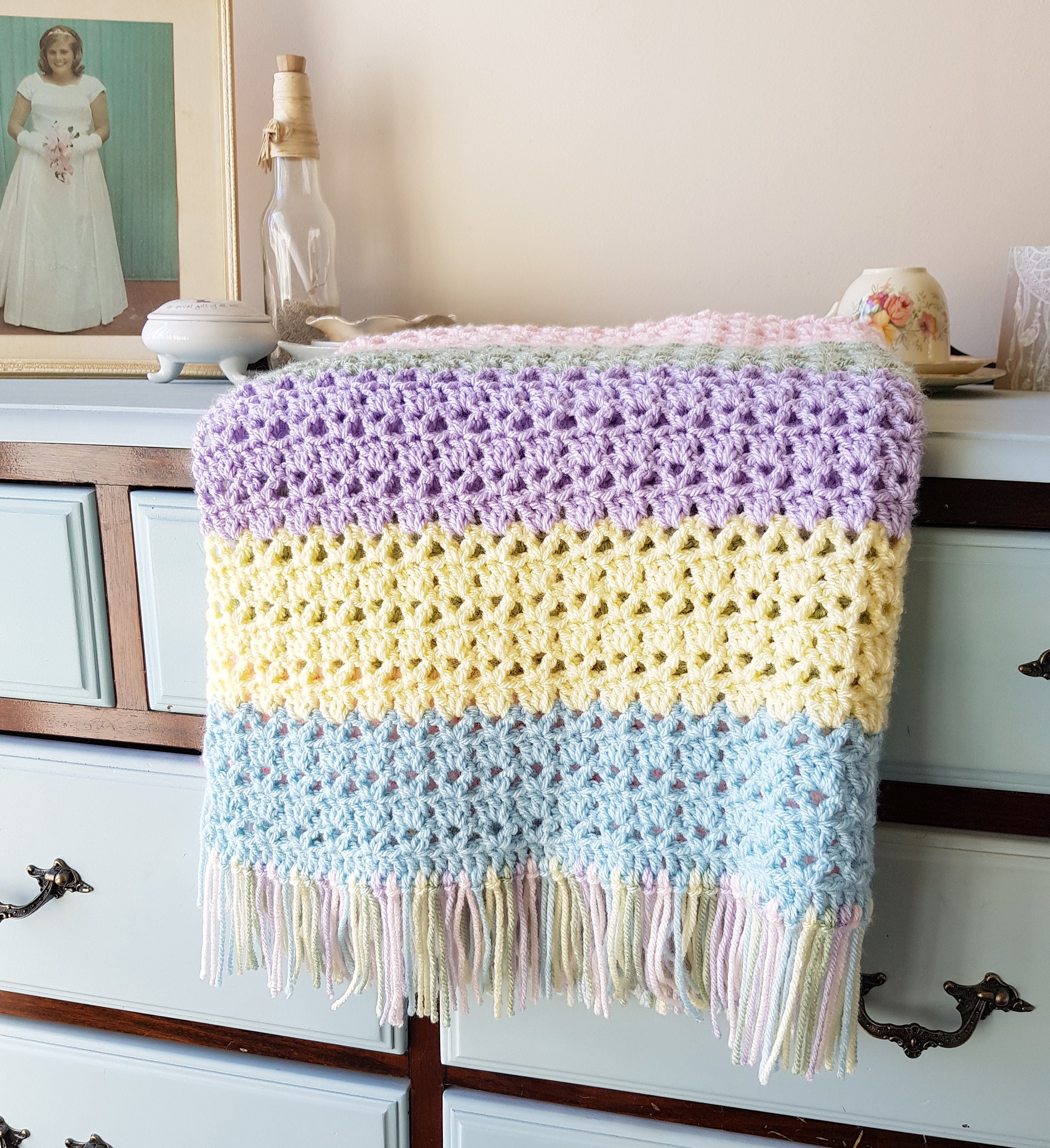 Beginner Crochet Blanket Pattern – Handy Little Me Shop
