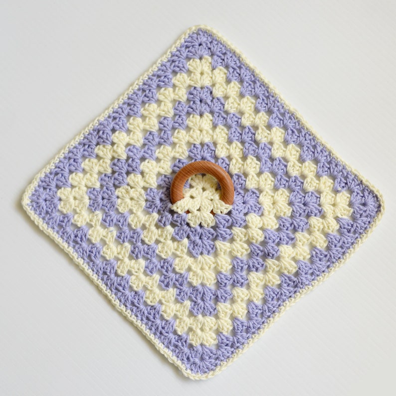 Blankie Teether Lovey Crochet Pattern PDF image 4