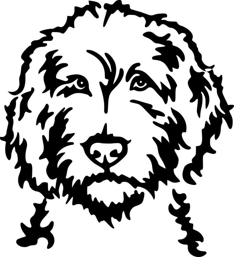 Cockapoo Dog Vinyl Sticker for Car Wall Laptop Bumper Decal | Etsy