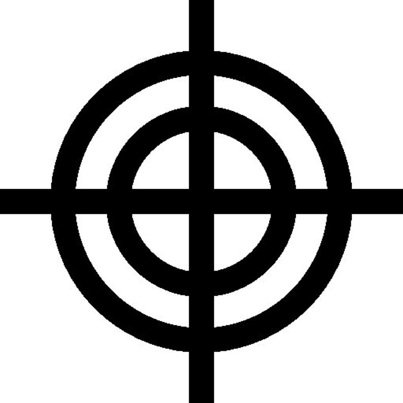 Sniper Targets X4 Set Decal Vinyl Sticker for Car Wall Laptop Etsy UK