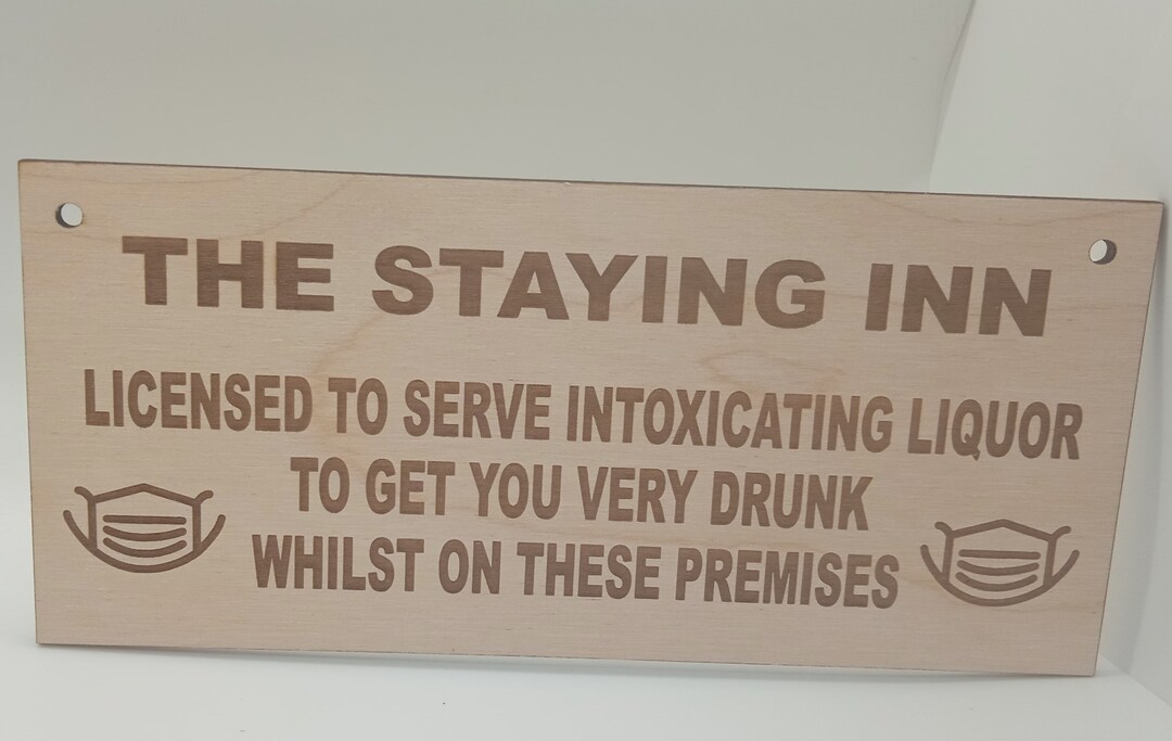 Bar Sign Personalised Wooden Plaque Sign Handmade Personalized - Etsy