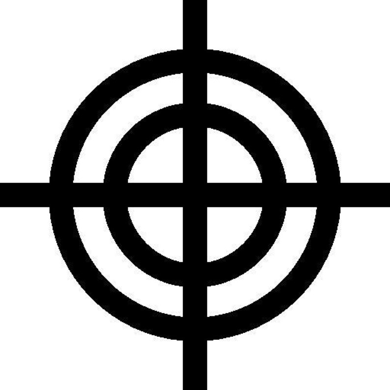 Sniper Targets X4 Set Decal Vinyl Sticker for Car Wall Laptop Etsy UK