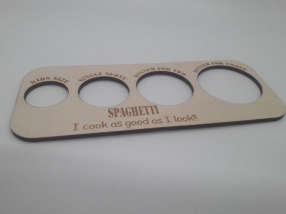 Spaghetti Measure Tool – Knuckle Duster Portion Guide For 1-4 Servings