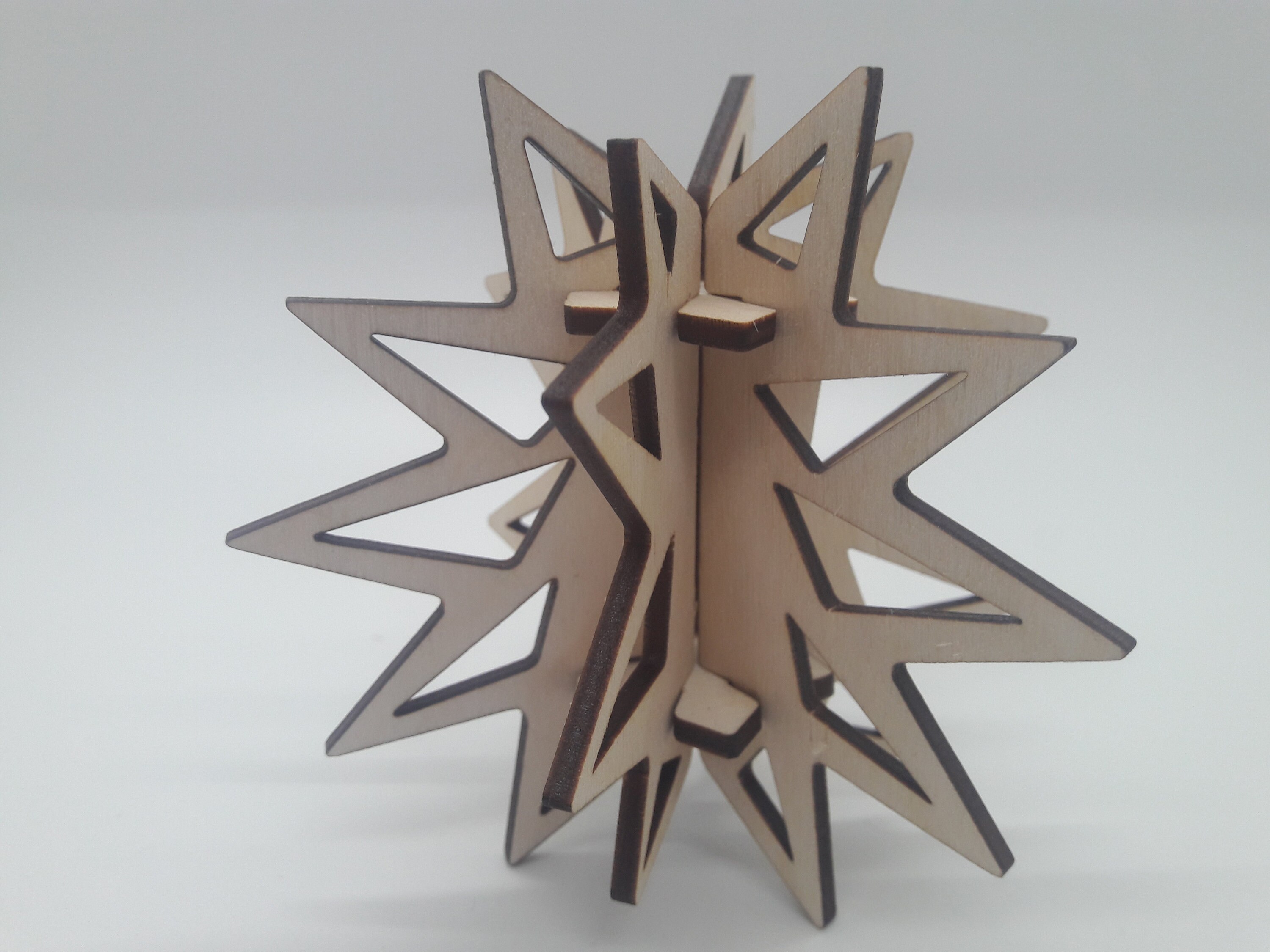 3D Christmas Tree Star Ornament for Hanging on Tree or Etsy UK