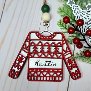 Ugly Christmas Sweater Ornament