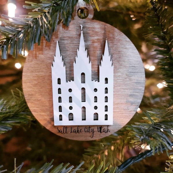 Lds Temple Ornament Etsy