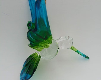 Hanging glass Hummingbird