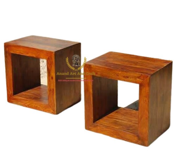 Mango wood side table 2024 made in india