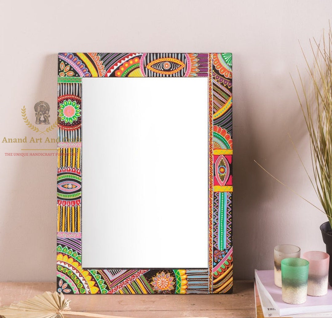 Wood Frame Mirror Frame Wall Mirror Frame Wall Decor Wall Hanging Home ...