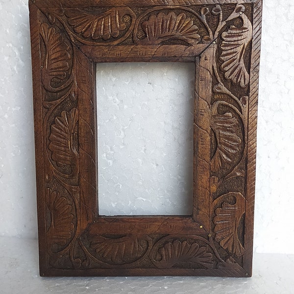 Wooden Carved Picture Frames Etsy