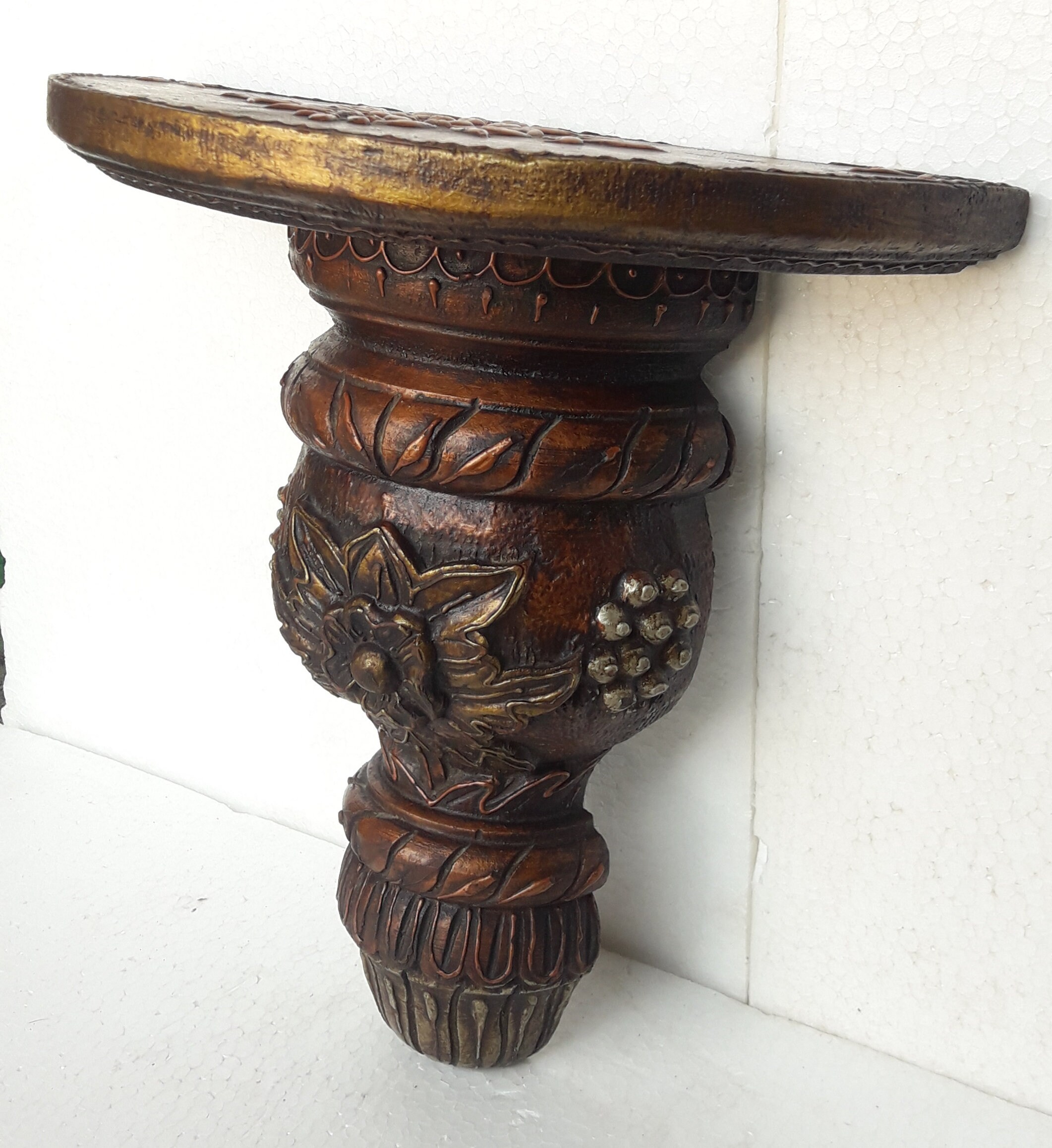 Wood Wall Bracket Shelf Shelving Handcrafted Wooden Hand Made Etsy UK